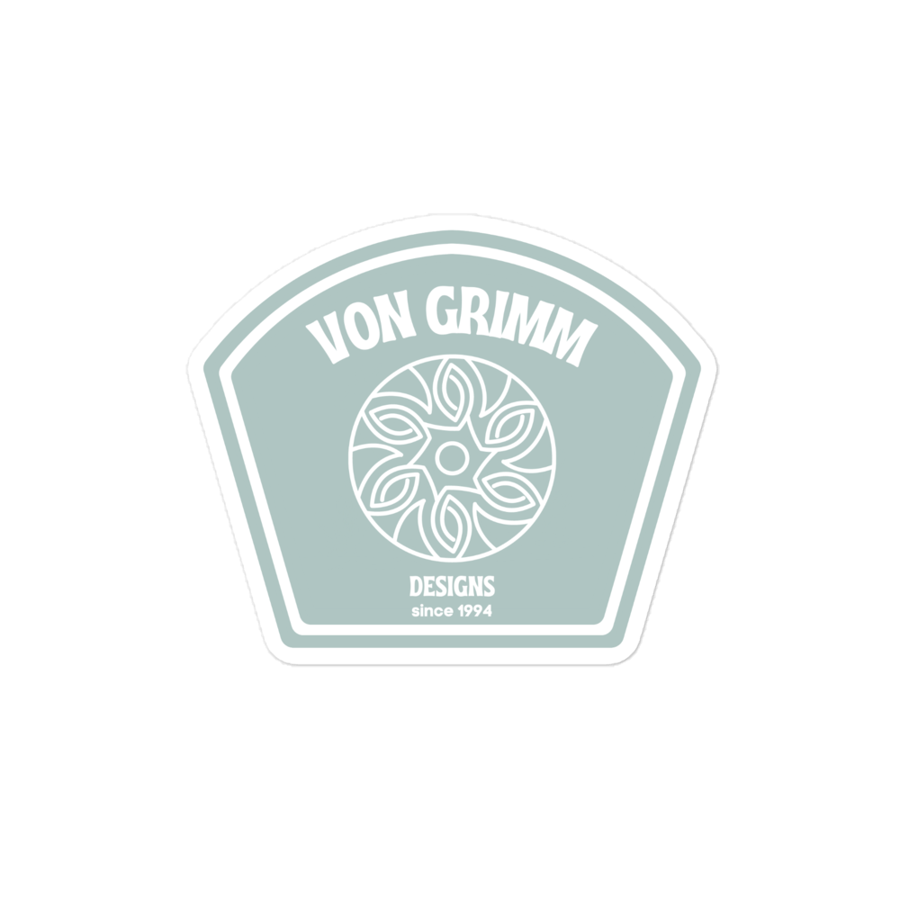 Von Grimm Designs - die cut sticker - GRIMMSTER 
