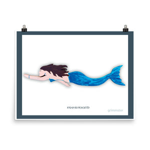 Mermaid Print - GRIMMSTER 