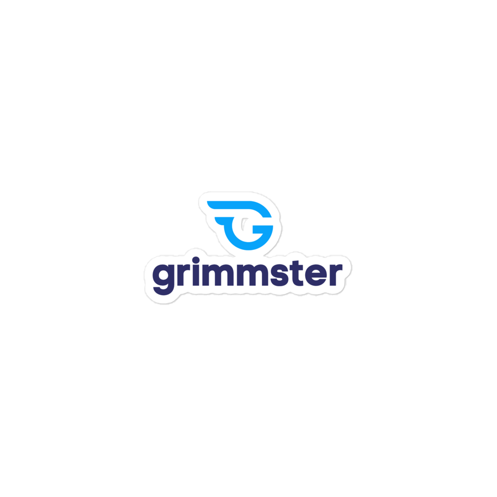 grimmster sticker - GRIMMSTER 